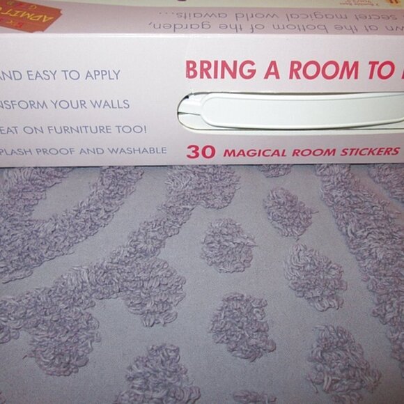 NIB Enchanted FAIRY Butterfly GARDEN Wall DECOR Reusable DECALS Peel & Stick - Picture 4 of 11